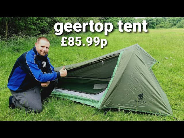 reviewing a lightweight geertop backpacking tent - 3/4 season backpacking / camping tent