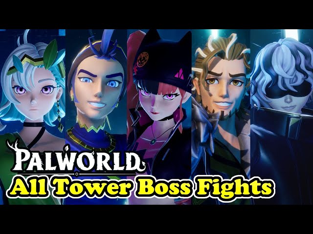 Palworld All Tower Boss Fights