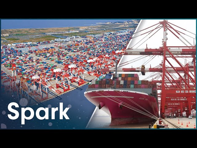 Yangshan: How China Built A Mega-Port 30km Out At Sea | Megastructures | Spark