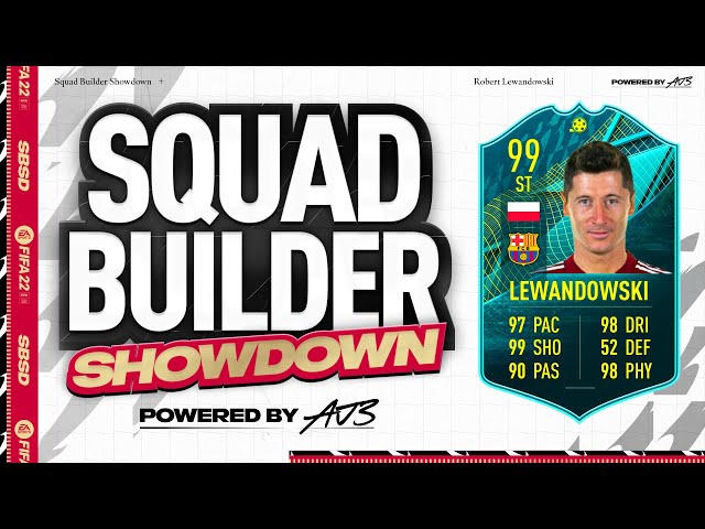 Fifa 22 Squad Builder Showdown!!! BARCA LEWANDOWSKI!!!