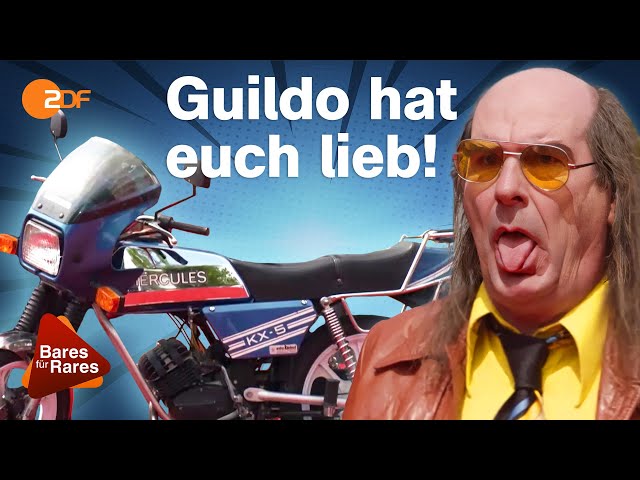 Biker-Herz aus Gold: Guildo Horn spendet den Erlös seines Hercules Motorrads | Bares für Rares XXL