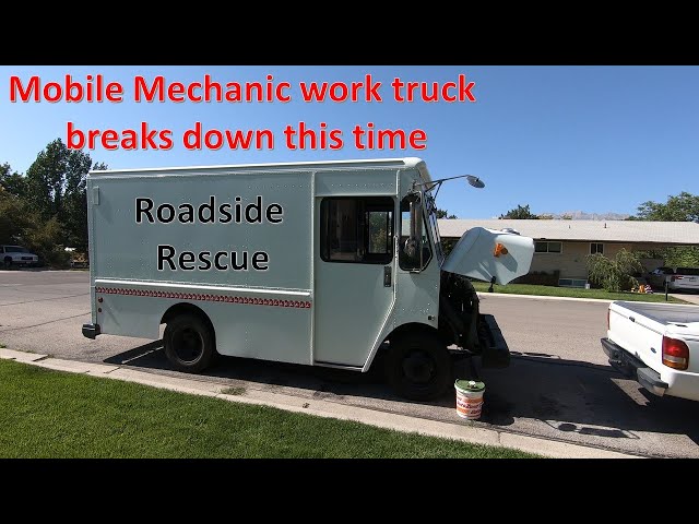 Rescuing a rescue truck. Mobile mechanic Roadside Rescue