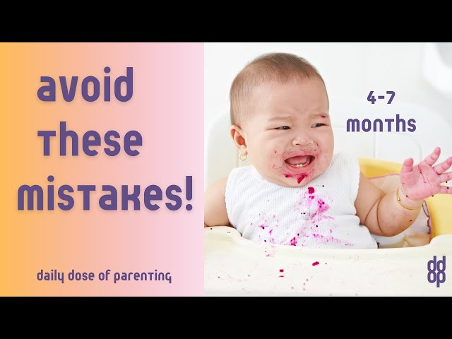 10 Most Common Mistakes Parents Of Babies Make (4-7 months)