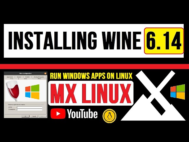 How to Install Wine 6.14 on MX Linux 21 RC | Install Wine on Debian 11 | Wine-Staging MX Linux