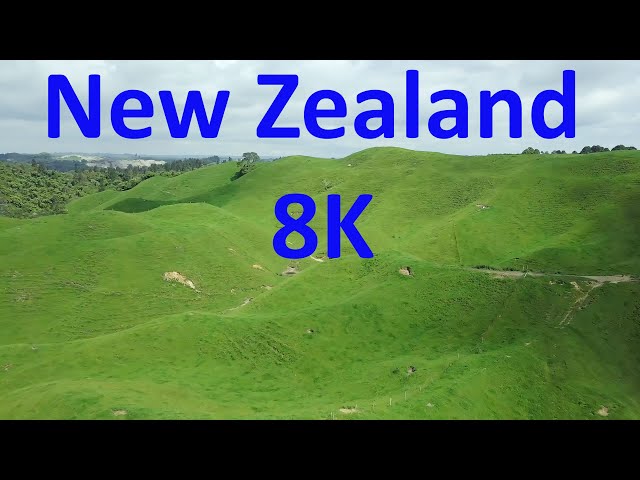 New Zealand In 8K - The Stunning Landscapes of New Zealand From Above