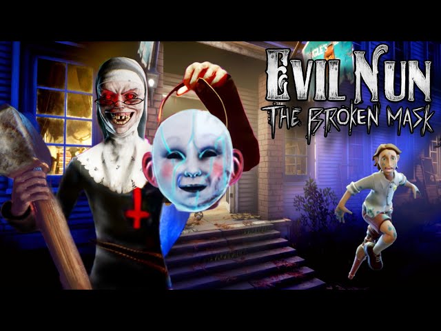 Evil Nun the Broken Mask Full gameplay | Main Door Escape Aunty is back😂