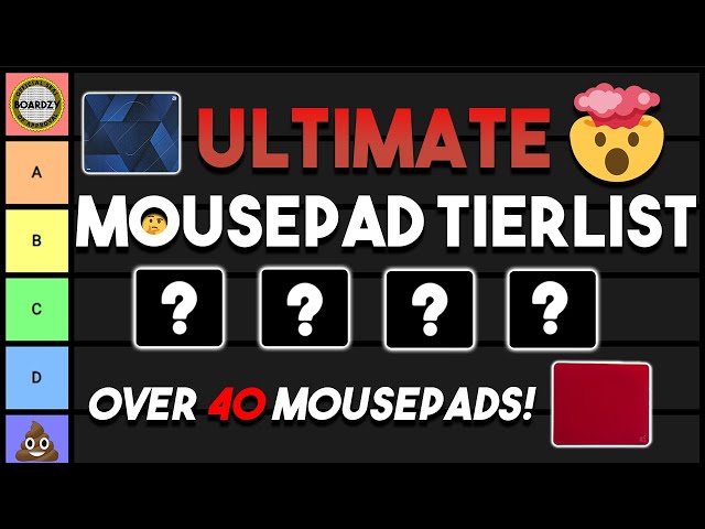 2021 ULTIMATE Gaming MOUSEPAD Tier List *SHOCKING* 😲🤯