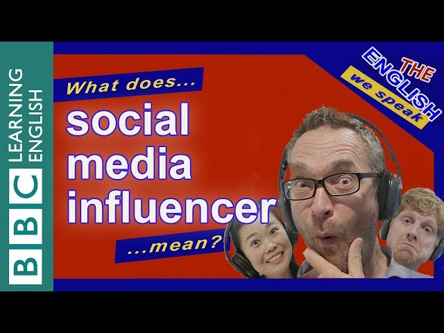 What is a 'social media influencer'?