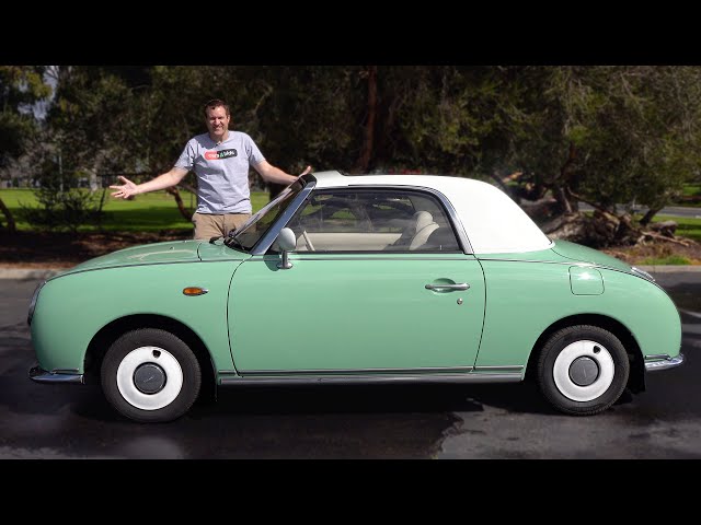 The Nissan Figaro Is a Crazy Retro Japanese Tiny Convertible