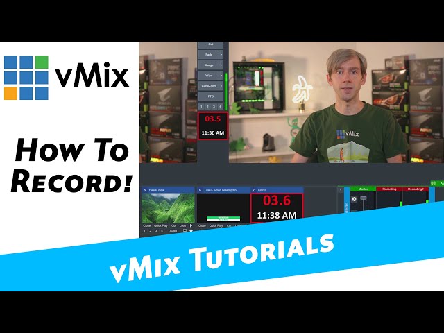 How to record with vMix.