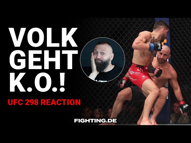REACTION: Volkanovski vs Topuria | UFC 298 - FIGHTING