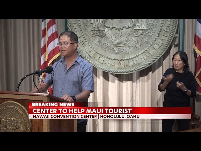 Oahu's Convention Center to be converted for those in need after deadly fires