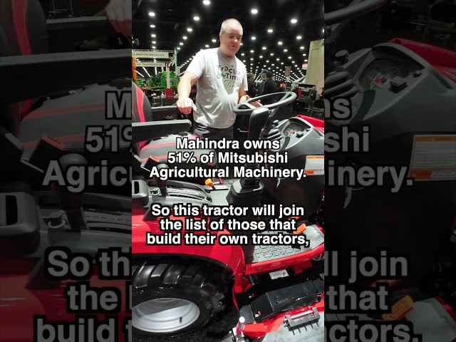 Biggest News of the Show! Mahindra 1100 Series Subcompact Tractor!