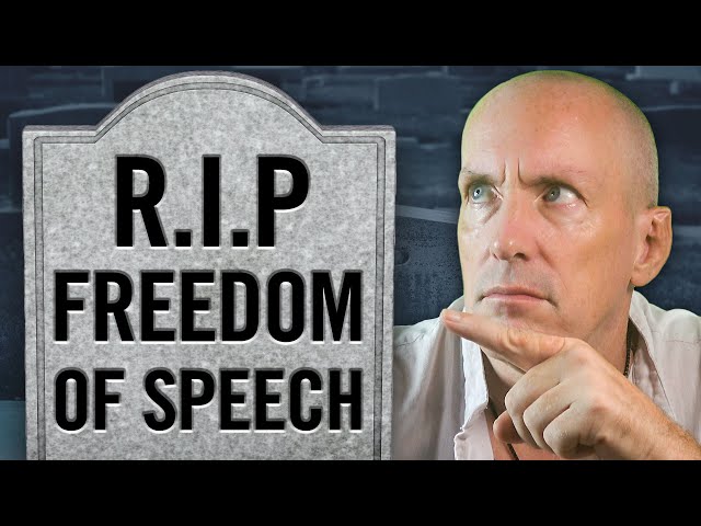 Freedom of speech is dead... Or is it?