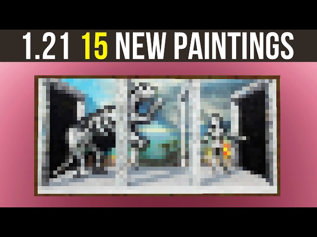 Minecraft 1.21 News | Fifteen New Paintings by Kristoffer Zetterstrand