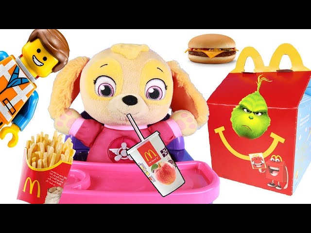 Paw Patrol Skye Happy Meal Full Set at McDonald's - Learn Character Colors