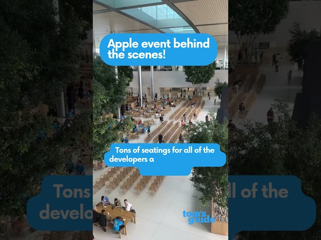 Apple event behind the scenes!