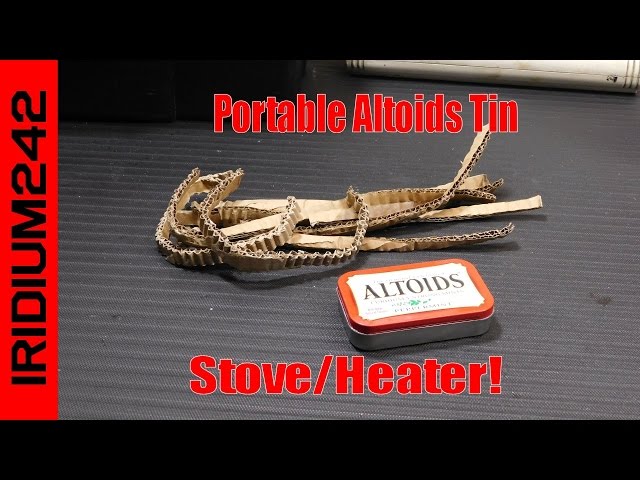 Portable Altoids Tin Stove
