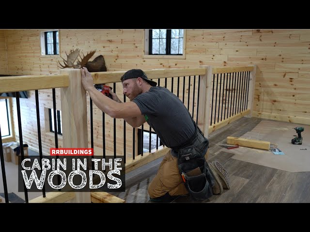 Cabin in the Woods 47: Installing Handrails PART 1