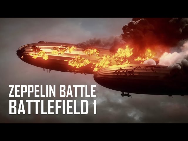 Battlefield 1 Zeppelin Battle in 4K PC Gameplay