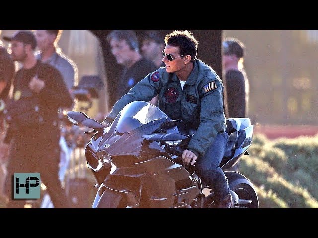 FIRST SHOTS - Tom Cruise on the Set of 'Top Gun: Maverick' - Sequel Now Filming