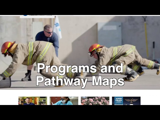 Choosing a program and pathway map
