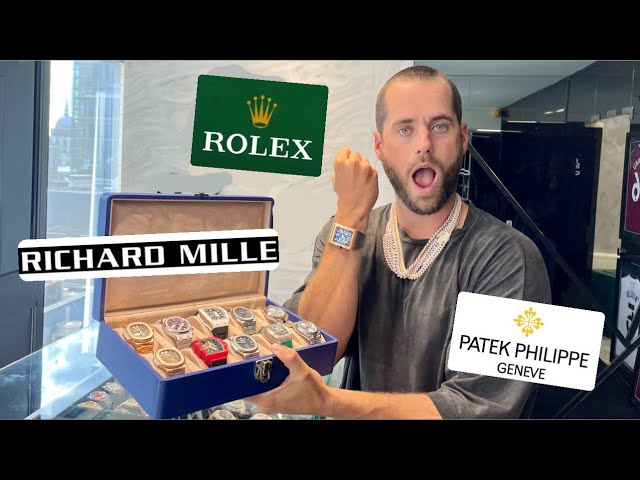 RICHARD MILLE, ROLEX, DIAMOND & PATEK SHOPPING AT TROTTERS