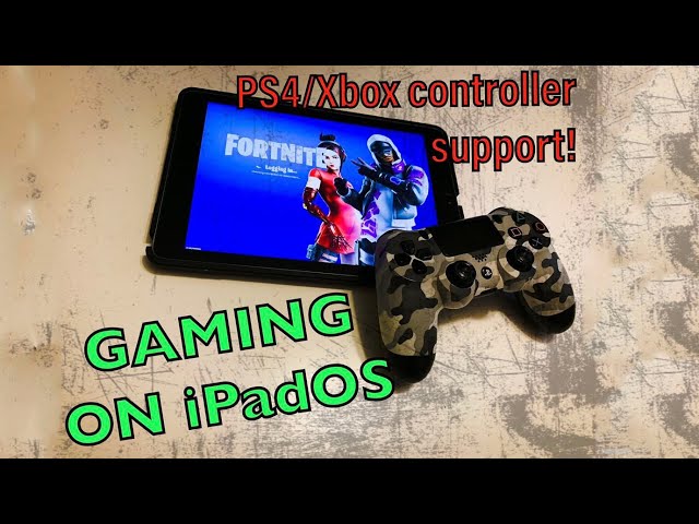 iPadOS: Gaming with Xbox/PS4 controller native support!