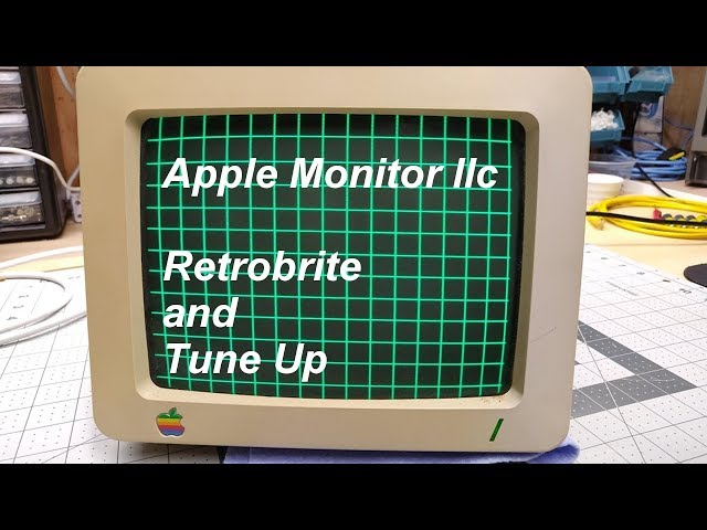 Part 2: Apple Monitor IIc - Retrobrite and Tune Up