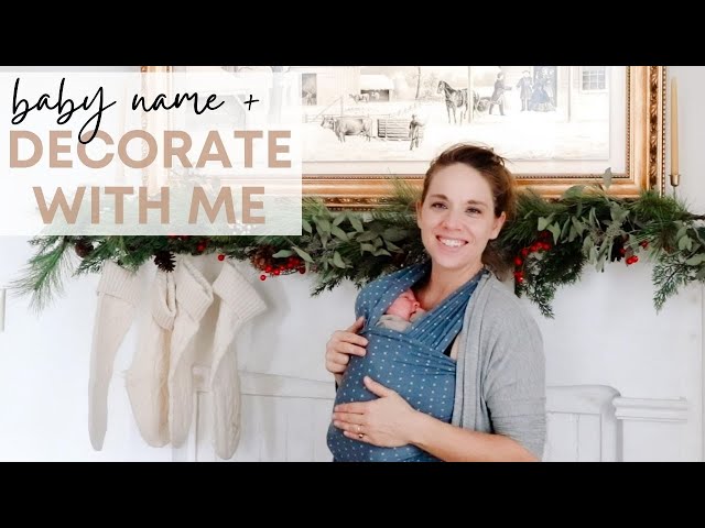 Day in the life | Decorating for Christmas | Baby Name