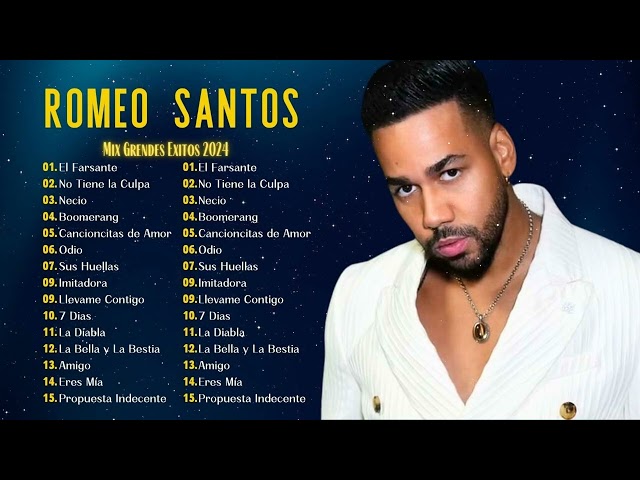 Romeo Santos: El Romántico de la Bachata || Sus Mejores Canciones para Enamorar #romeosantos