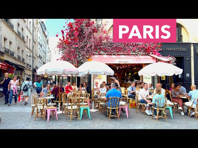 PARIS FRANCE - HDR WALKING IN PARIS - LE MARAIS - 4K HDR 60 fps