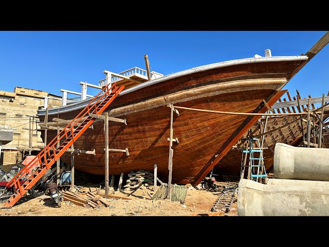 Handmade Wooden Ships Manufacturing in Pakistan | Amazing Handmade Wooden Build Large Ships