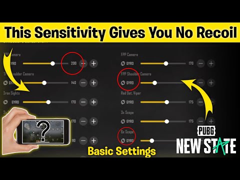 How To Get The Best PUBG NEW STATE Settings And Sensitivity | Chinese Pro Player | Basic Settings