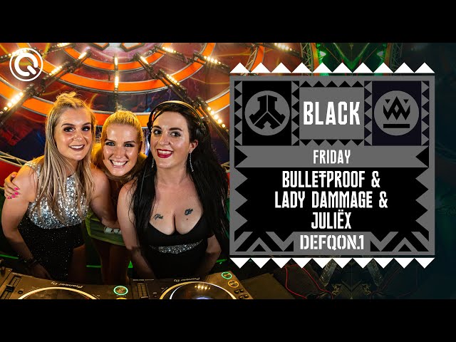 Bulletproof & Lady Dammage & Juliëx I Defqon.1 Weekend Festival 2023 I Friday I BLACK