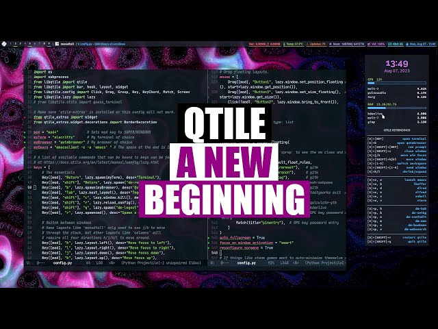Qtile Is My New (Old) Window Manager