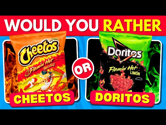 Would You Rather? Junk Food Edition 🍔🍟