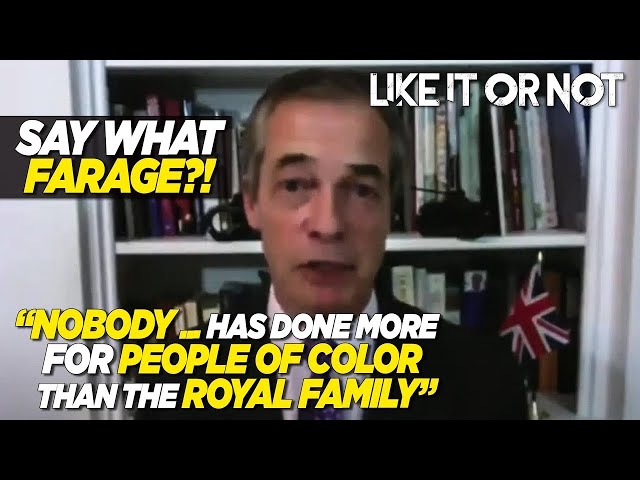 Nigel Farage Rewrites World History  'No One Has Done More for People of Color'