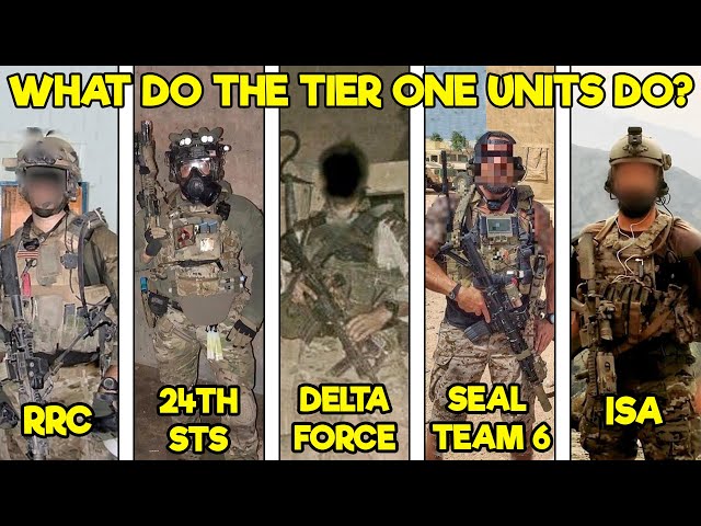 Inside the U.S. Military’s Five ELITE Tier One Units (What do they do?)
