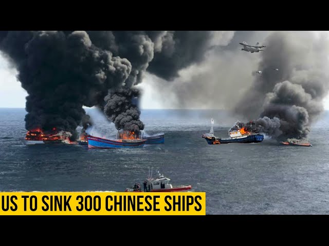 U.S. Navy Arrest and Sink 300 Chinese Fishing Ships Off South America Coast
