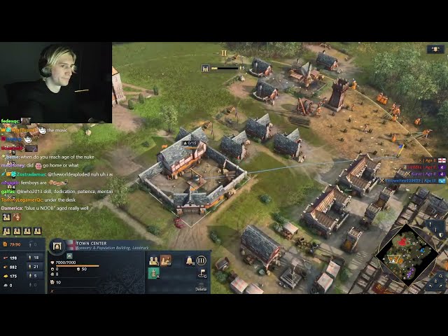 xQc Is Actually Getting Good at AGE OF EMPIRES IV