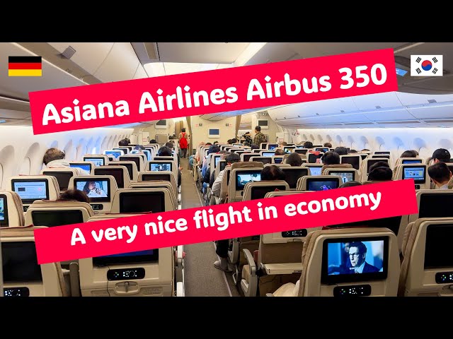 ~TRIP REPORT ~ First time on Asiana Airlines and we fly from Frankfurt Germany to Seoul Korea.