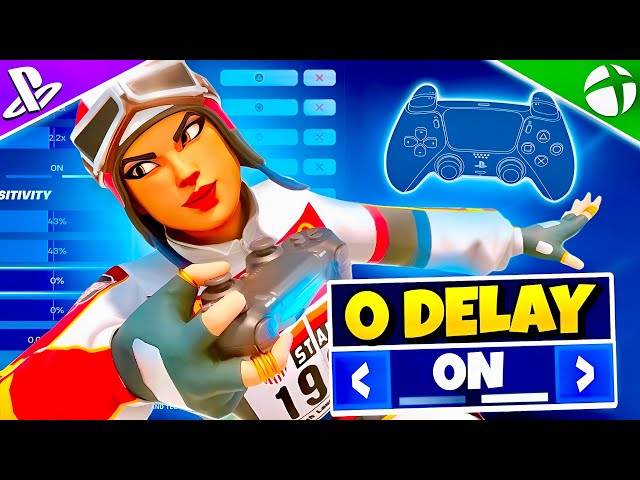 NEW Console 0 DELAY Controller SETTINGS + Sensitivity in Fortnite Chapter 5