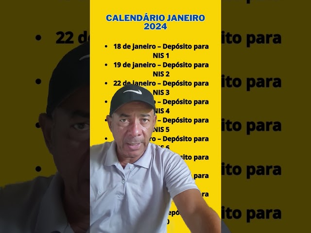 BOLSA FAMÍLIA CALENDÁRIO ATUALIZADO DE JANEIRO 2024.
