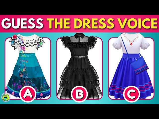Whose Voice Suits These Dresses | Guess The VOICE BEHIND THE DRESS 👗