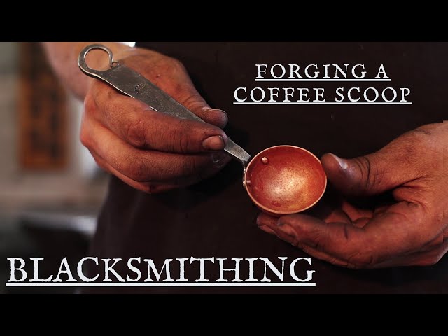 Blacksmithing | Forging a coffee scoop
