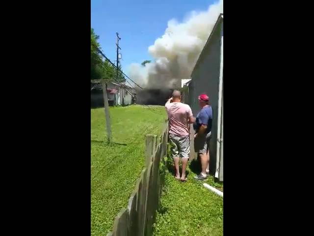 KHQA - Quincy fire (June 6, 2016)
