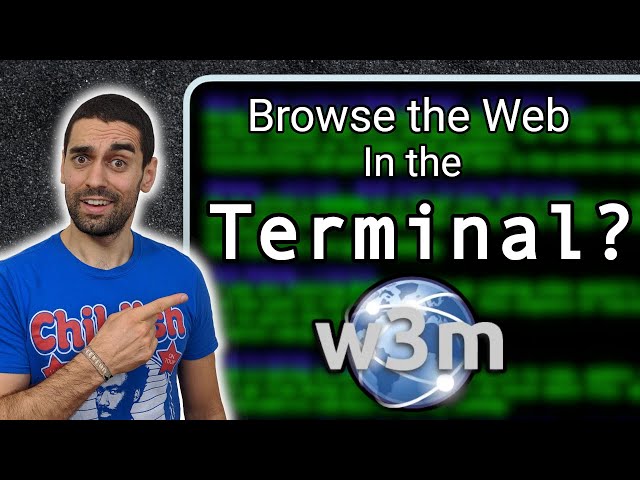Browse the web in the terminal - W3M