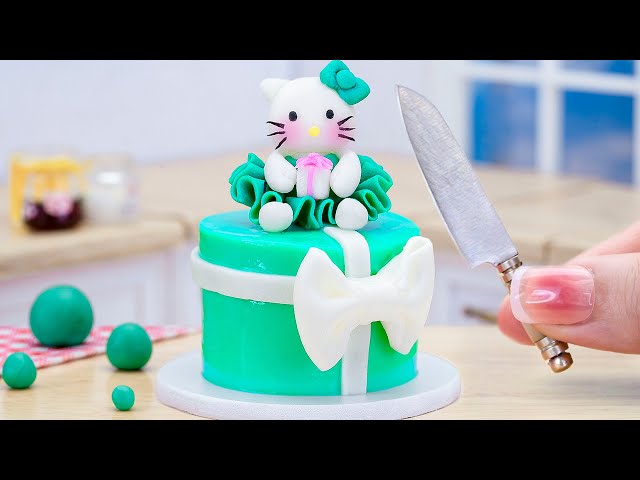 Wonderful Sweet Miniature Hello Kitty Cake Decorating 🍰 Best Fruit Cake Recipe By Mini Tasty