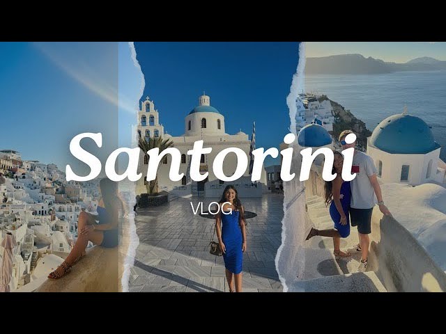 SANTORINI GREECE: Our first time - Exploring Oia and Fira 🇬🇷